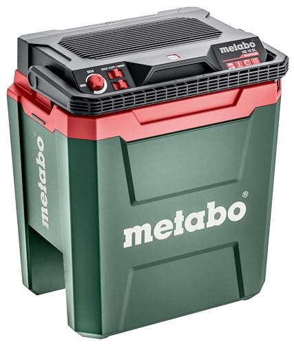 metabo Akku-Kühlbox KB 18 BL (Mini-Kühlschrank mit 18 Volt, Kühlbox für Netzkabel & Kfz-Kabel, Box wird ohne Akku geliefert) 600791850 von metabo