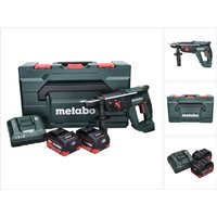 Metabo KH 18 LTX 24 Akku Kombihammer 18 V 2,1 J SDS plus + 2x Akku 5,5 Ah + Ladegerät + metaBOX Metabo KH 18 LTX 24 Akku Kombihammer 18 V 2,1 J SDS plus + 2x Akku 5,5 Ah + Ladegerät + metaBOX von Metabo