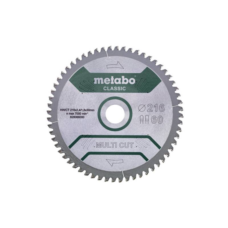 Metabo Kreissägeblatt 'Multi Cut Classic B' 216 x 2,4 x 30 mm von Metabo
