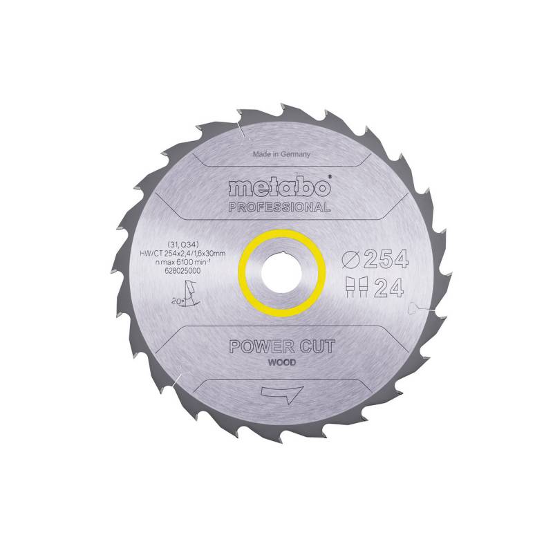Metabo Kreissägeblatt 'Power Cut Wood' 254 x 2,4 x 30 mm von Metabo