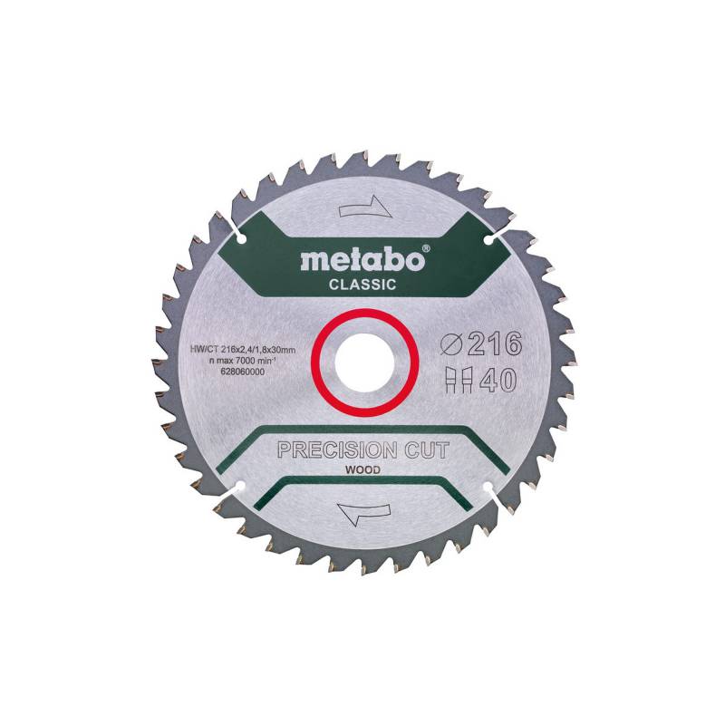Metabo Kreissägeblatt 'Precision Cut Wood Classic' 216 x 2,4 x 30 mm von Metabo