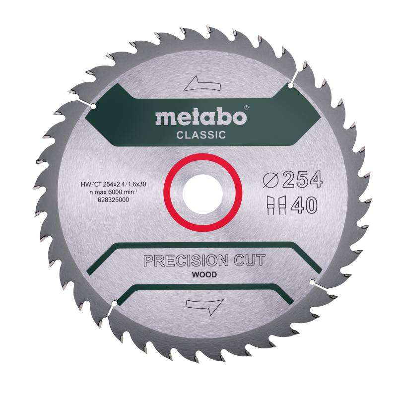 Metabo Kreissägeblatt 'Precision Cut Wood Classic' 254 x 2,4 x 30 mm von Metabo
