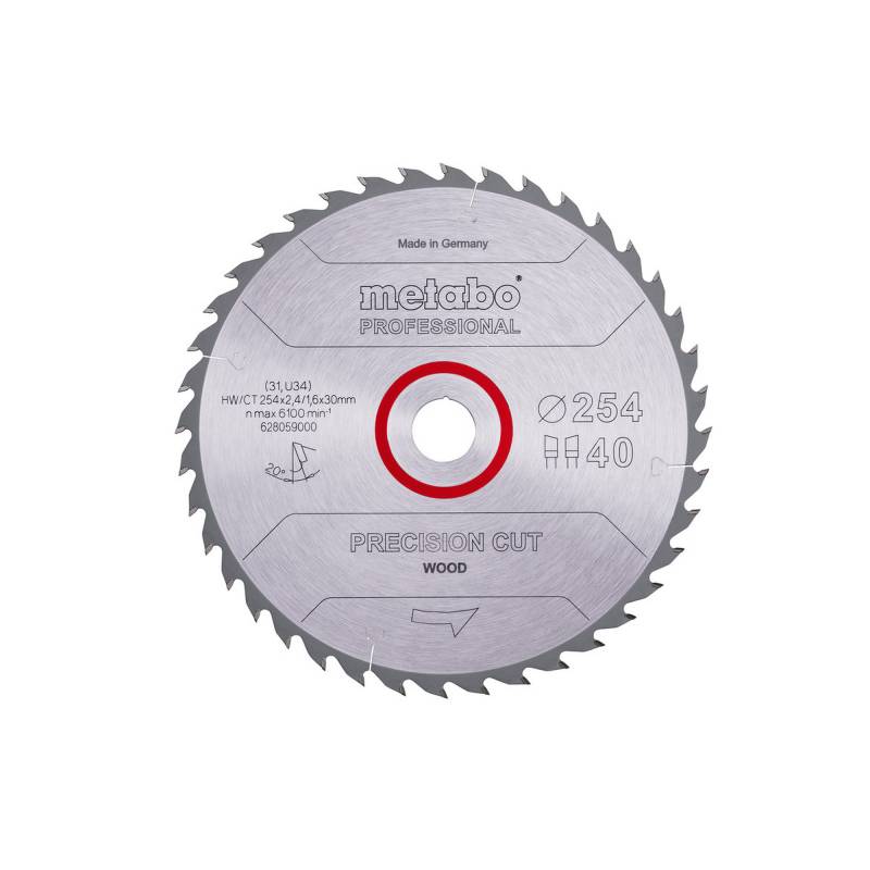 Metabo Kreissägeblatt 'Precision Cut Wood Professional' 254 x 2,4 x 30 mm von Metabo