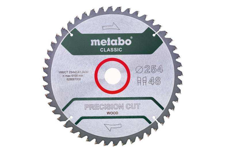 Metabo Kreissägeblatt PrecisionCutClassic 254 x 30 mm von Metabo