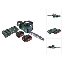 Metabo MS 36-18 LTX BL 40 Akku Kettensäge 36 V ( 2x 18 V ) 40 cm 22 m/s Brushless + 2x Akku 10,0 Ah + Doppel Ladegerät von Metabo