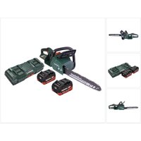Metabo MS 36-18 LTX BL 40 Akku Kettensäge 36 V ( 2x 18 V ) 40 cm 22 m/s Brushless + 2x Akku 8,0 Ah + Doppel Ladegerät von Metabo