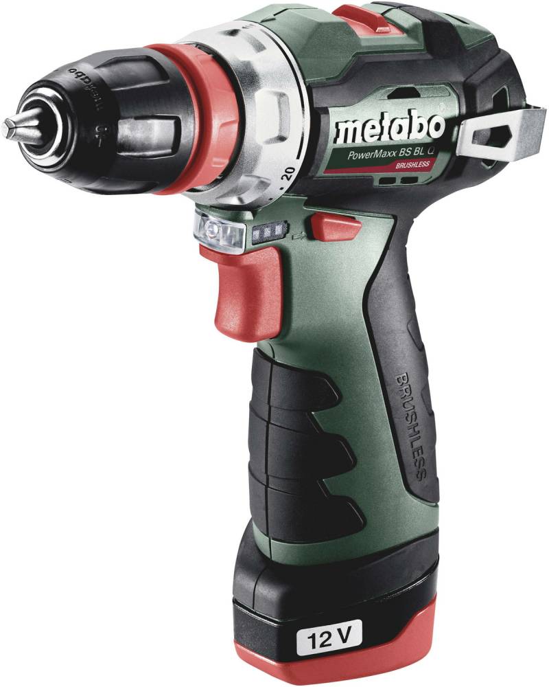 Metabo Power Maxx Akku Bohrschrauber Bohrschrauber 12 V 2 Ah Li Ion Inkl. 2. Akku  B-Ware von Metabo