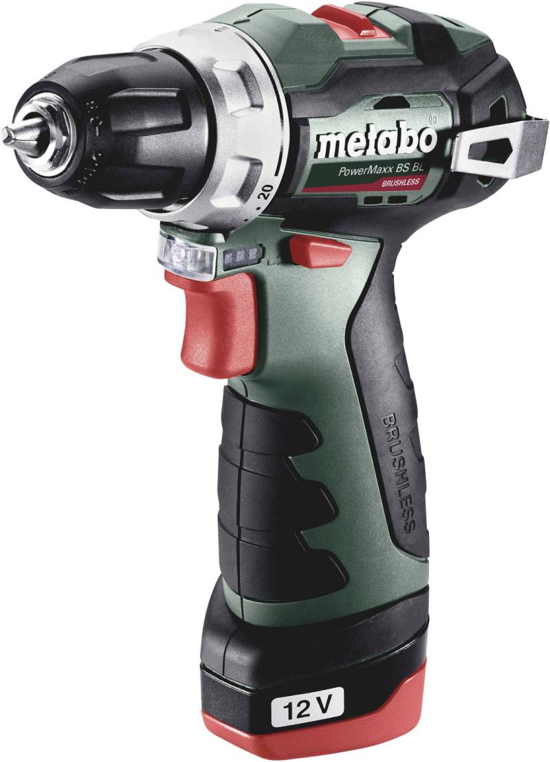 Metabo Power Maxx Bs Bl 601721500 Akku Bohrschrauber Schraubendreher 12 V 2 Ah    B-Ware von Metabo