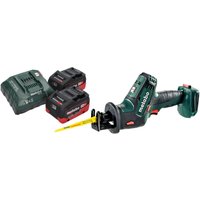 Metabo SSE 18 LTX Compact Akku Reciprosäge Säbelsäge 18 V 13 mm + 2x LiHD Akku 5,5 Ah + Ladegerät Metabo SSE 18 LTX Compact Akku Reciprosäge Säbelsäge 18 V 13 mm + 2x LiHD Akku 5,5 Ah + Ladegerät von Metabo
