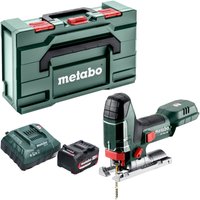 St 18 l 90 Akku Stichsäge 18 v 90 mm + 1x Akku 4,0 Ah + Ladegerät + x - Metabo von Metabo