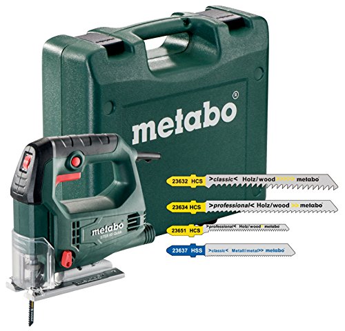 Metabo STEB 65 Quick Stichsägeinklusivive 20-teiliges Stichsägeblattsortiment, 1 Stück, grün/grau/schwarz/rot, 690920000 von metabo