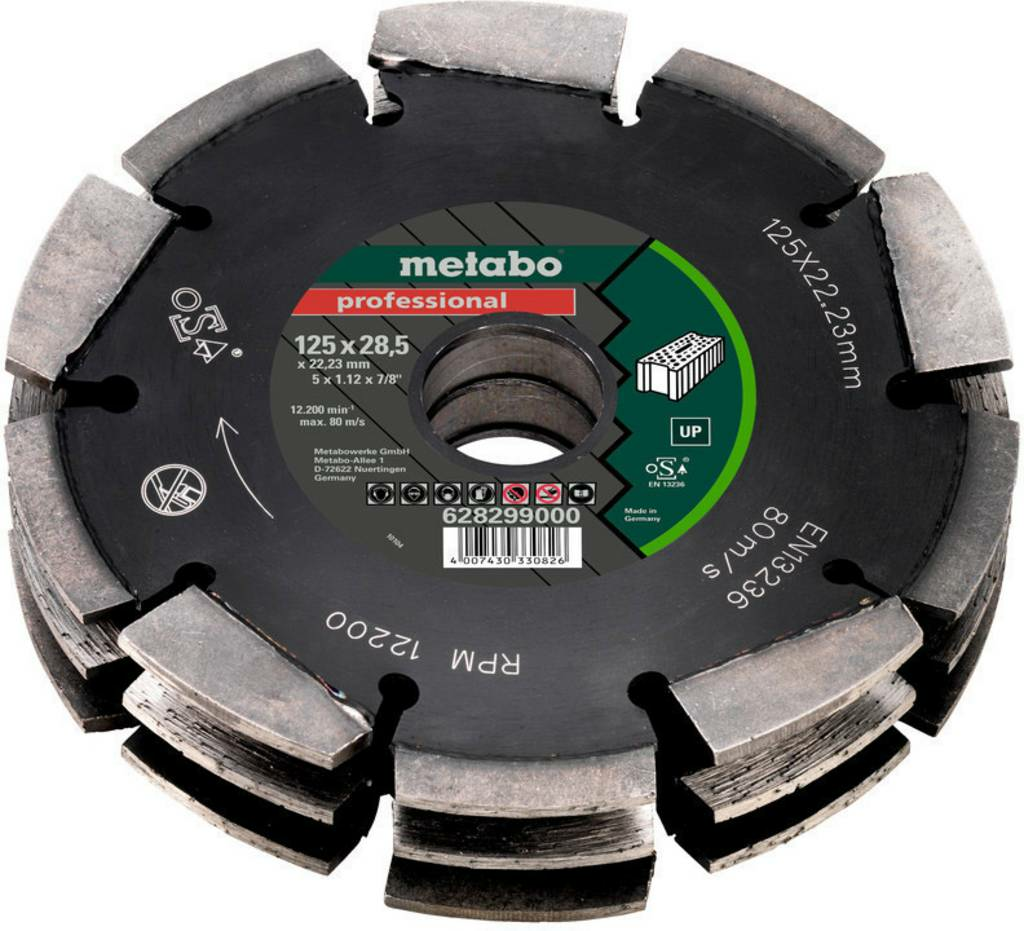 Metabo Scheibenfräser Fräser Diamantfrässcheibe 3 Sägeblatt Hartmetall Universal B-Ware Metabo Scheibenfräser Fräser Diamantfrässcheibe 3 Sägeblatt Hartmetall Universal B-Ware von Metabo