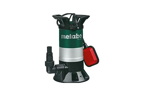Metabo Schmutzwasser-Tauchpumpe PS 15000 S (0251500000) Karton, Nennaufnahmeleistung: 850 W, Max. Fördermenge: 15000 l/h, Max. Förderhöhe: 9.5 m von metabo