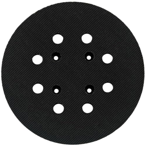 Metabo Stützteller 122 mm gelocht, mit Kletthaftung, für FSX 200 Intec (625658000) Durchmesser: 122 mm, Härte: mittel, Ausführung: gelocht von metabo