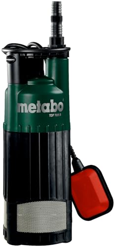 Metabo Tauchdruckpumpe TDP 7501 S (0250750100) Karton, Nennaufnahmeleistung: 1000 W, Max. Fördermenge: 7500 l/h, Max. Förderhöhe: 34 m von metabo