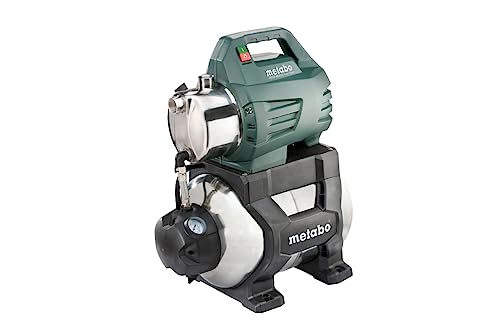 Metabo Hauswasserwerk HWW 4500/25 Inox Plus (600973000) Karton, Nennaufnahmeleistung: 1300 W, Max. Fördermenge: 4500 l/h, Max. Förderhöhe: 48 m von metabo