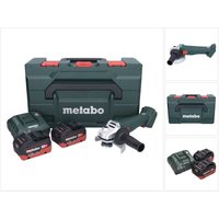 Metabo W 18 7-125 Akku Winkelschleifer 18 V 125 mm + 2x Akku 5,5 Ah + Ladegerät + metaBOX Metabo W 18 7-125 Akku Winkelschleifer 18 V 125 mm + 2x Akku 5,5 Ah + Ladegerät + metaBOX von Metabo
