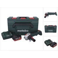 Metabo WPB 18 LT BL 11-125 Quick Akku Winkelschleifer 18 V 125 mm Brushless + 1x Akku 5,5 Ah + Ladegerät + metaBOX Metabo WPB 18 LT BL 11-125 Quick Akku Winkelschleifer 18 V 125 mm Brushless + 1x Akku 5,5 Ah + Ladegerät + metaBOX von Metabo