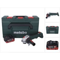 Metabo WPB 18 LT BL 11-125 Quick Akku Winkelschleifer 18 V 125 mm Brushless + 1x Akku 5,5 Ah + metaBOX - ohne Ladegerät von Metabo