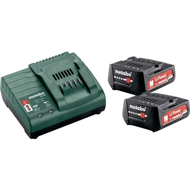 Metabo Werkzeug Akku Und Ladegerät 12 V 2 Ah Li Ion Siehe Text/Foto B-Ware von Metabo