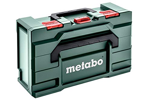 Metabo metaBOX 165 L für Winkelschleifer (626890000) Abmessungen: 496 x 296 x 165 mm, Koffervolumen: 16.7 l, Max. Traglast Deckel: 125 kg, Negro von metabo