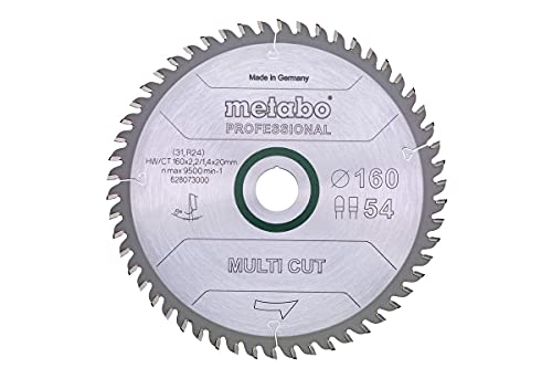Metabo Sägeblatt "multi cut - professional", 165x2,2/1,4x20 Z54 FZ/TZ 5° - 628293000 Metabo Sägeblatt "multi cut - professional", 165x2,2/1,4x20 Z54 FZ/TZ 5° - 628293000 von metabo