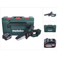 Metabo - ms 18 ltx 15 Akku Gehölzsäge 18 v 15 cm 5 m/s + 1x Akku 4,0 Ah + x - ohne Ladegerät von Metabo