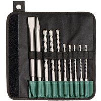 Metabo - 630824000 Beton-Spiralbohrer-Set 10teilig 5 mm, 5.5 mm, 6 mm, 7 mm, 8 mm, 10 mm, 12 mm, 14 von Metabo