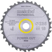 Metabo - Sägeblatt 'power cut wood - professional', 235x2,6/1,8x30, Z18 fz/fa 10° Metabo - Sägeblatt 'power cut wood - professional', 235x2,6/1,8x30, Z18 fz/fa 10° von Metabo