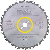 Metabo - Sägeblatt 'power cut wood - professional', 400x3,5/2,5x30, Z28 fz/fa 10° Metabo - Sägeblatt 'power cut wood - professional', 400x3,5/2,5x30, Z28 fz/fa 10° von Metabo