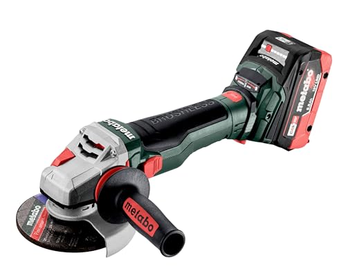 metabo Akku-Winkelschleifer WB 18 LTX BL 15-125 Quick - 18 V, 125 mm, 10.000 U/min - Schnellspannmutter, Bremse, Überlastschutz - Kabellos & kraftvoll - Inkl. 2 Akkus 5.5 Ah, Ladegerät und metaBOX metabo Akku-Winkelschleifer WB 18 LTX BL 15-125 Quick - 18 V, 125 mm, 10.000 U/min - Schnellspannmutter, Bremse, Überlastschutz - Kabellos & kraftvoll - Inkl. 2 Akkus 5.5 Ah, Ladegerät und metaBOX von metabo