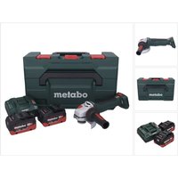 Wpb 18 lt bl 11-125 Quick Akku Winkelschleifer 18 v 125 mm Brushless + 2x Akku 8,0 Ah + Ladegerät + x - Metabo Wpb 18 lt bl 11-125 Quick Akku Winkelschleifer 18 v 125 mm Brushless + 2x Akku 8,0 Ah + Ladegerät + x - Metabo von Metabo