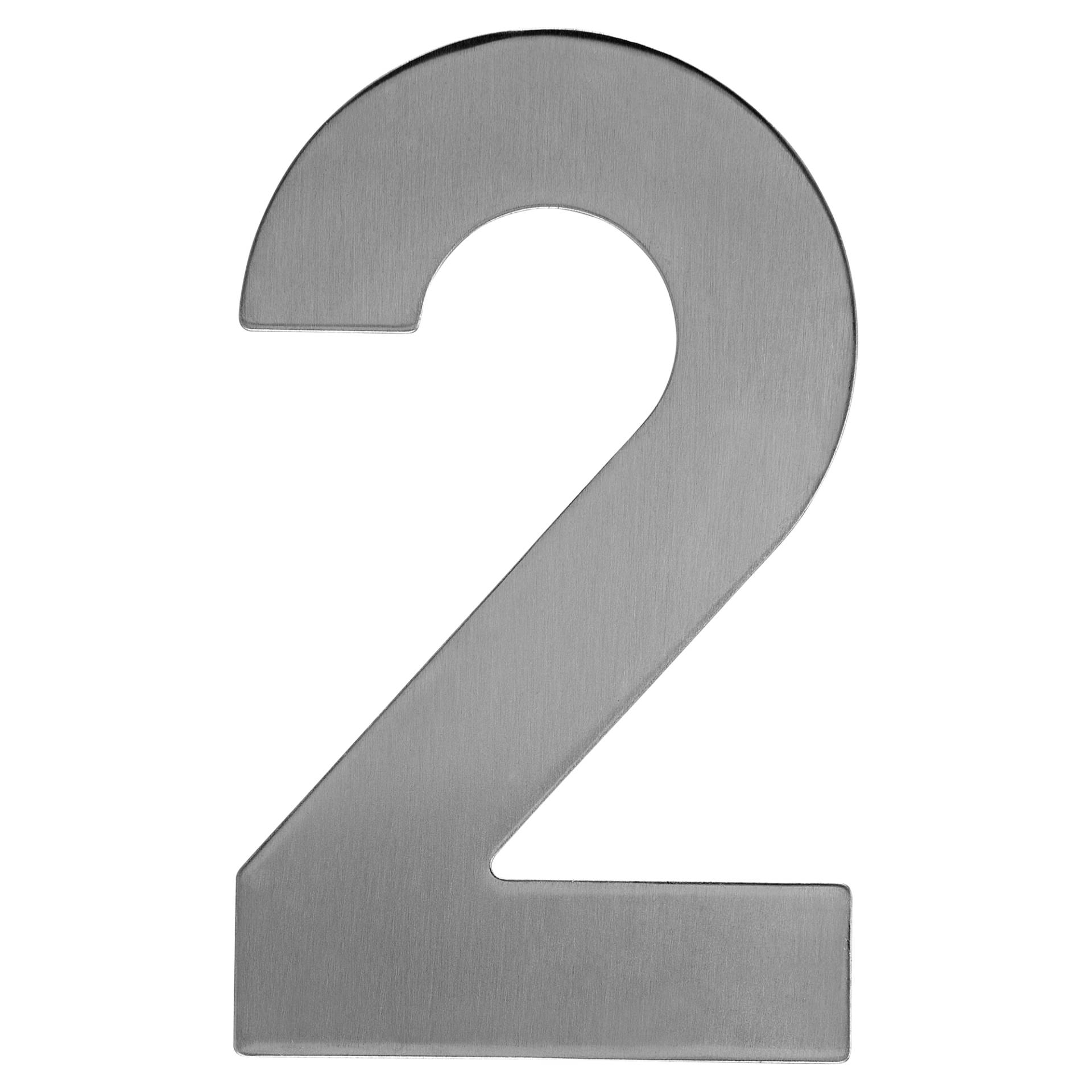 Metafranc Hausnummer '2' 12 cm, silbern Metafranc Hausnummer '2' 12 cm, silbern von Metafranc