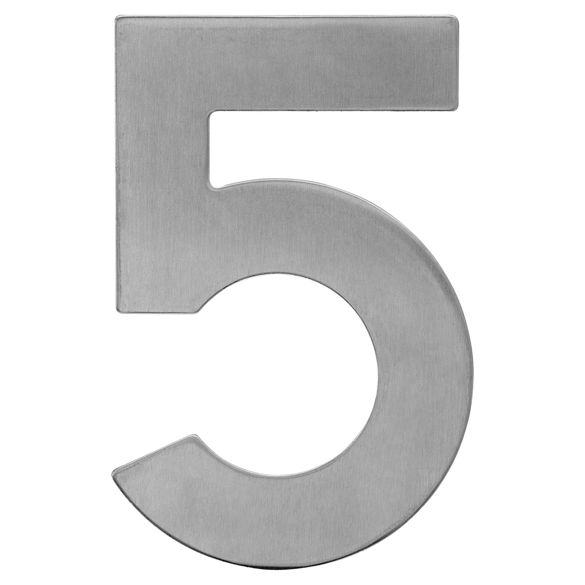 Metafranc Hausnummer '5' 12 cm, silbern Metafranc Hausnummer '5' 12 cm, silbern von Metafranc