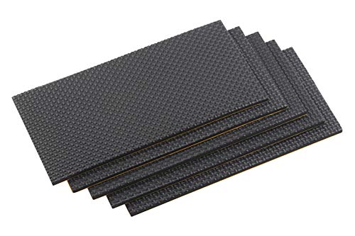 Metafranc Möbel-Pads 100 x 200 mm - selbstklebend - schwarz - 5 Stück - Stoßdämpfend & Geräuschreduzierend / Möbeluntersetzer für empfindliche Böden / Bodenschonende EVA-Pads / Schutzpuffer / 645726 von Metafranc
