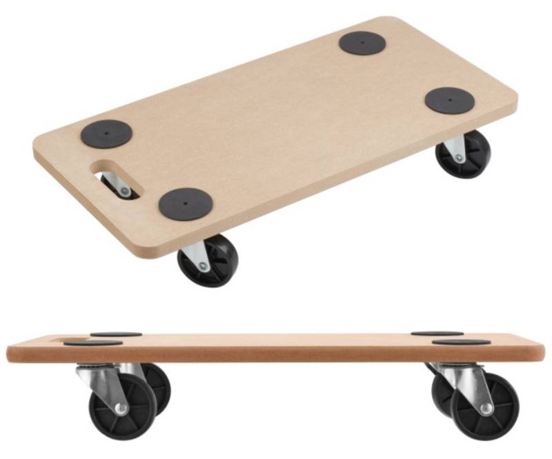 Metafranc Rollwagen Transportroller Möbelroller 200kg – Ideal für Umzüge und Lasten von Metafranc