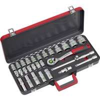 Meister Werkzeuge Steckschlüsselsatz 1/2  (12.5 mm) 28teilig WU8429100 von Meister Werkzeuge