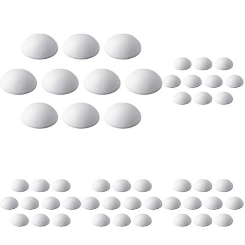Metafranc Türpuffer Ø 30 mm - selbstklebend - weiß - 10 Stück im praktischen Set - Zuverlässiger Wandschutz - Zum schonenden Öffnen von Türen & Fenstern/Wandpuffer/Anschlagdämpfer / 431806 von Metafranc