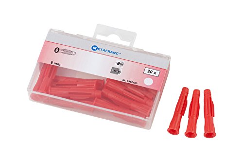 Metafranc Universaldübel - Ø 8 mm - 20 Stück im praktischen Set - Made in Germany - Für Befestigungen in Voll- & Hohlbaustoffen / Allzweckdübel / Spreizdübel / Dreiflügel / 952400 Metafranc Universaldübel - Ø 8 mm - 20 Stück im praktischen Set - Made in Germany - Für Befestigungen in Voll- & Hohlbaustoffen / Allzweckdübel / Spreizdübel / Dreiflügel / 952400 von Metafranc
