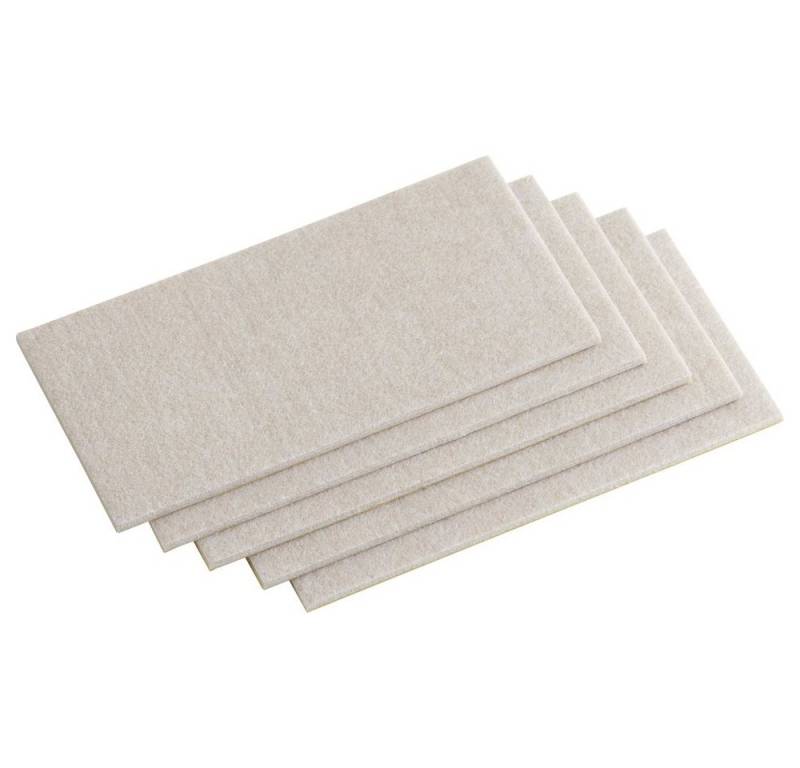 Metafranc Vibrationsdämpfer Metafranc WU0645416 Filzgleiter quadratisch, selbstklebend Beige (L x, (WU0645416) von Metafranc