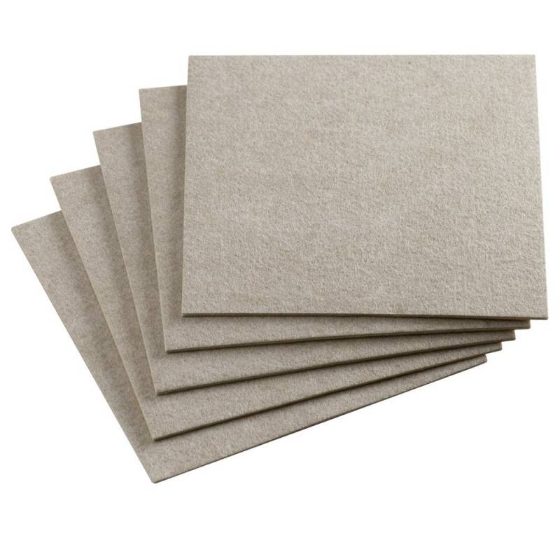 Metafranc Vibrationsdämpfer Metafranc WU0645506 Filzgleiter quadratisch, selbstklebend Beige (L x, (WU0645506) von Metafranc