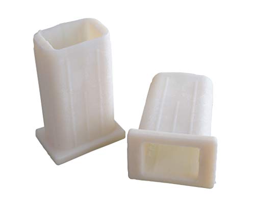 metakreon Schalldämmhülse - Schwingungshülse für den Wandanschluss - 60 x 40/40 x 30 mm - 100 mm lang - offen - 2er Pack - Kunststoff von Metakreon