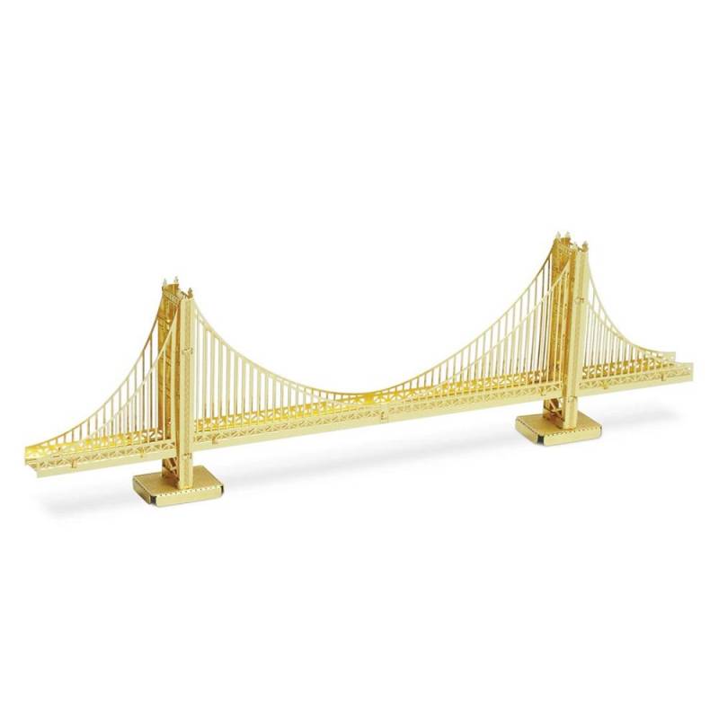Metal Earth 3D Modell Golden Gate Bridge gold MMS001G von Metal-Earth