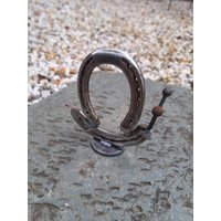 Hufeisen Schnecke Handgeschmiedet Aus Metall - Deko von MetalArtVicki