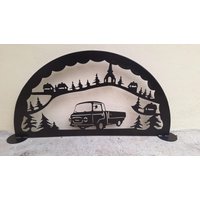 Schwibbogen Aus Metall - Barkas-Pritsche Weihnachtsdeko von MetalArtVicki