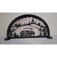Schwibbogen Aus Metall - Oldtimer Mit Winterlandschaft Weihnachtsdeko Schwibbogen Aus Metall - Oldtimer Mit Winterlandschaft Weihnachtsdeko von MetalArtVicki