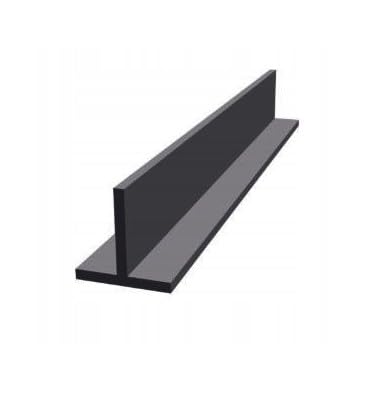 Aluminium T-Profil Pulverbeschichtet (antrazit RAL 7016, 40x40x4 mm x 2000 mm) von MetalNOW