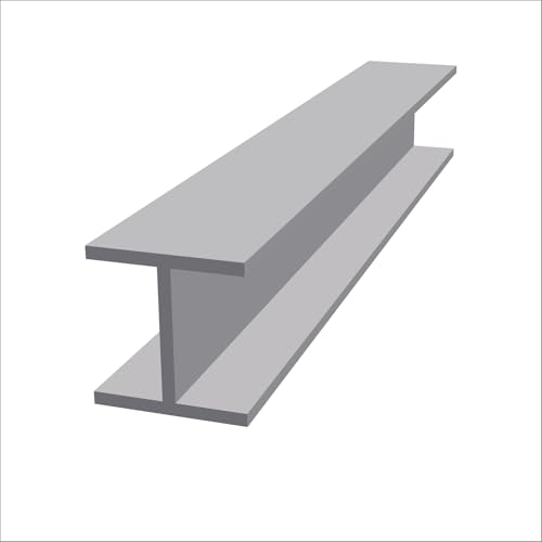 MetalNow Aluminium H-Profil Aluminiumschiene (1000mm, 20mmx8mmx2mm) von MetalNOW
