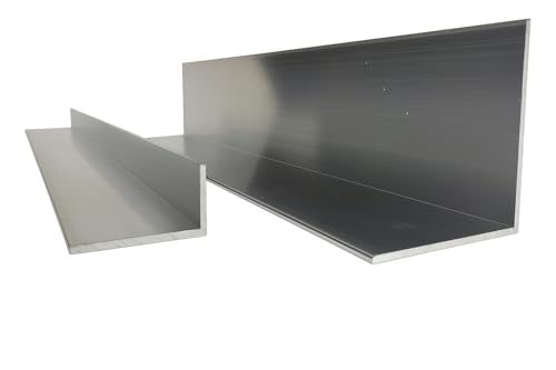 MetalNow Aluminium Winkelprofil L-Profil Aluwinkel (100 mm, 15x15x2mm) von MetalNOW
