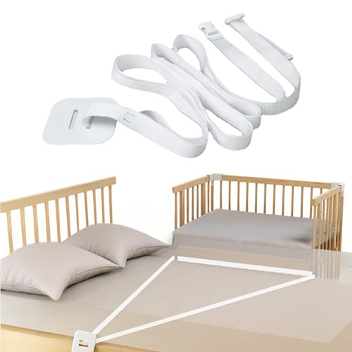 MetalNuts Beistellbett Befestigung – 8M Universeller Gurt für Babybett, Verstellbares Befestigungsband zur Sicherung von Beistellbett an Boxspringbett, Stabil & Sicher für Elternbett & Kinderbett MetalNuts Beistellbett Befestigung – 8M Universeller Gurt für Babybett, Verstellbares Befestigungsband zur Sicherung von Beistellbett an Boxspringbett, Stabil & Sicher für Elternbett & Kinderbett von MetalNuts